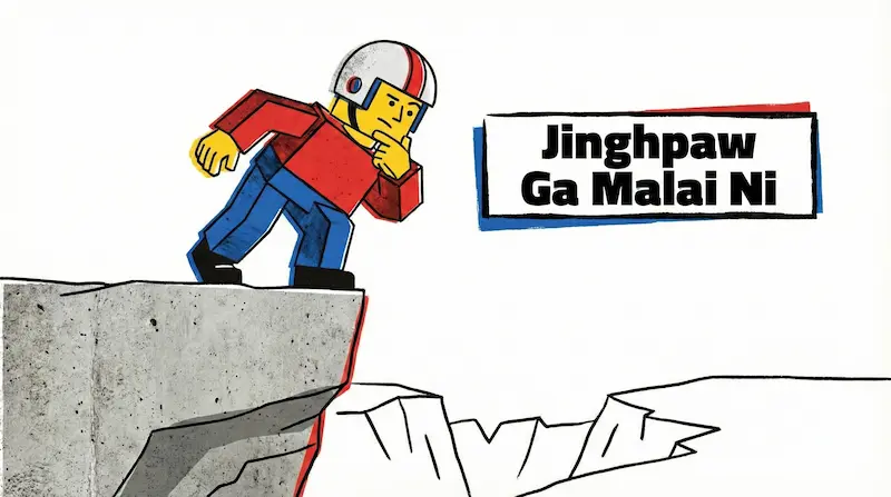 Jinghpaw Ga Malai - Kachin Proverbs Illustration